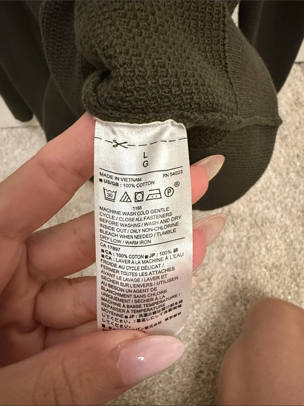 Banana Republic Men's Zip-Neck Sweater in Olive